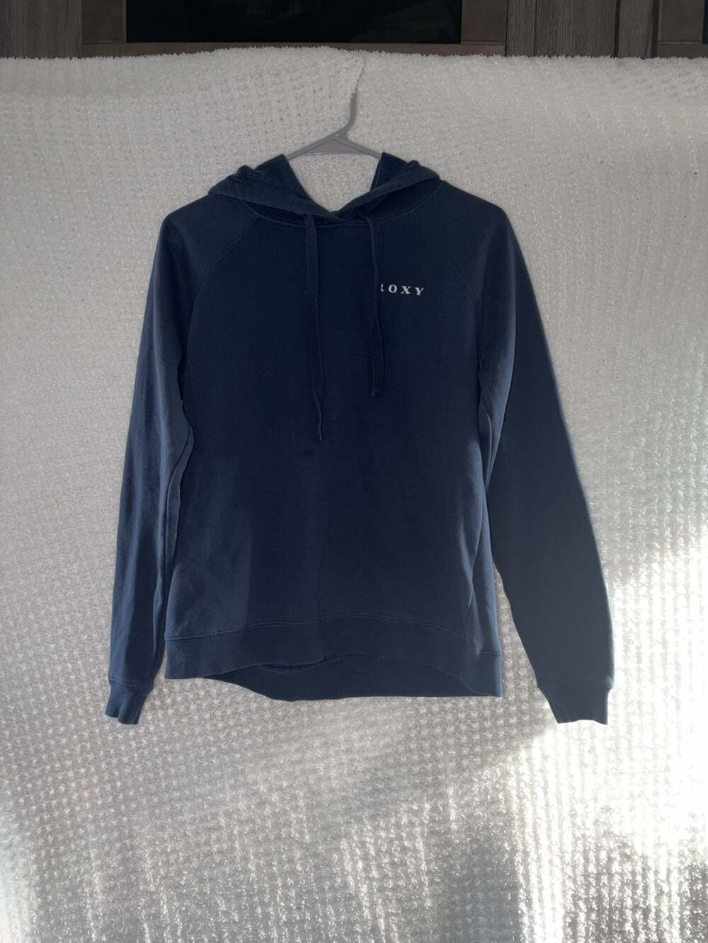 Roxy Women's Surf Stoked Hoodie Size M Navy Blue Pullover
